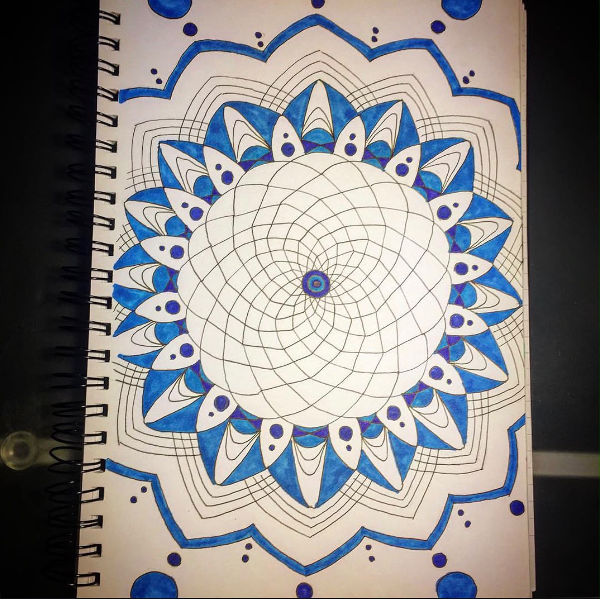 Detailed ornamental mandala